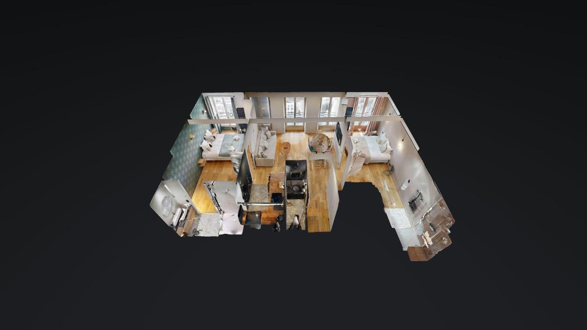 167 Suite K - Superbe Appartement A Parijs Buitenkant foto
